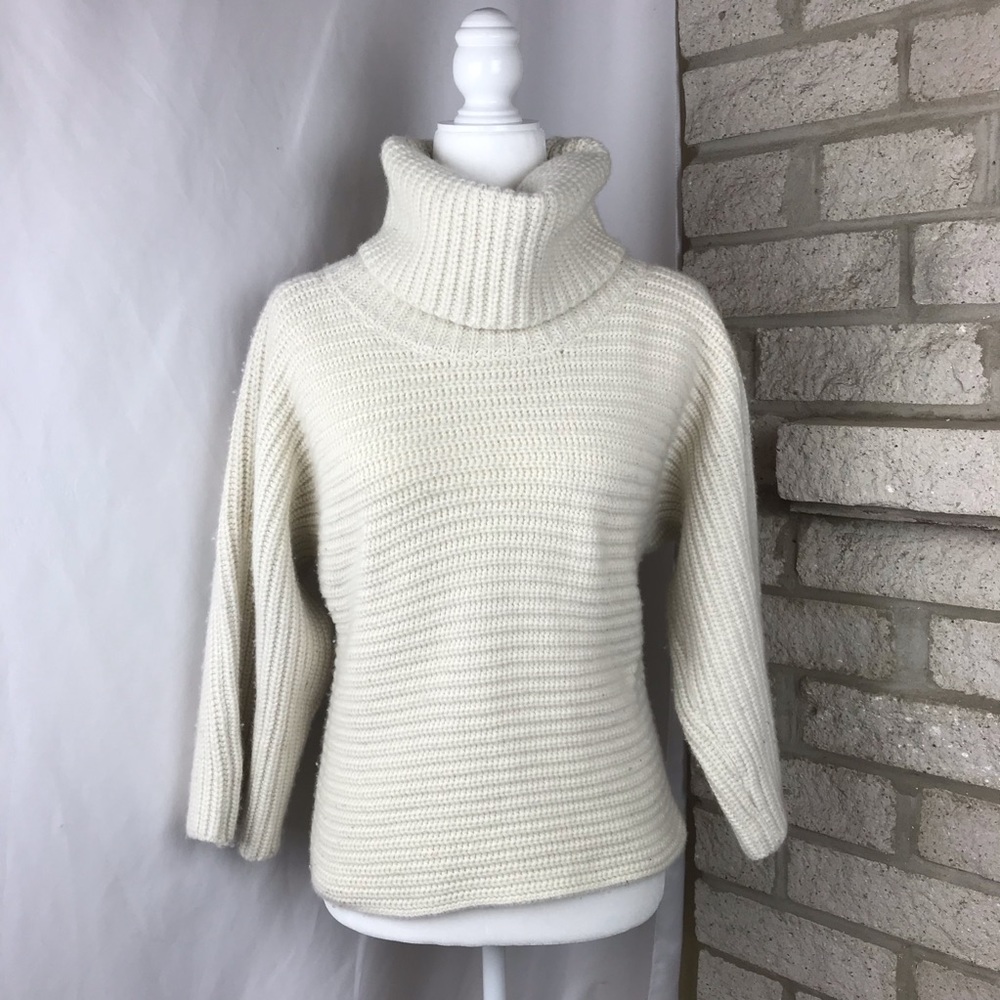 Banana Republic Italian Yard Mulberry Turtleneck